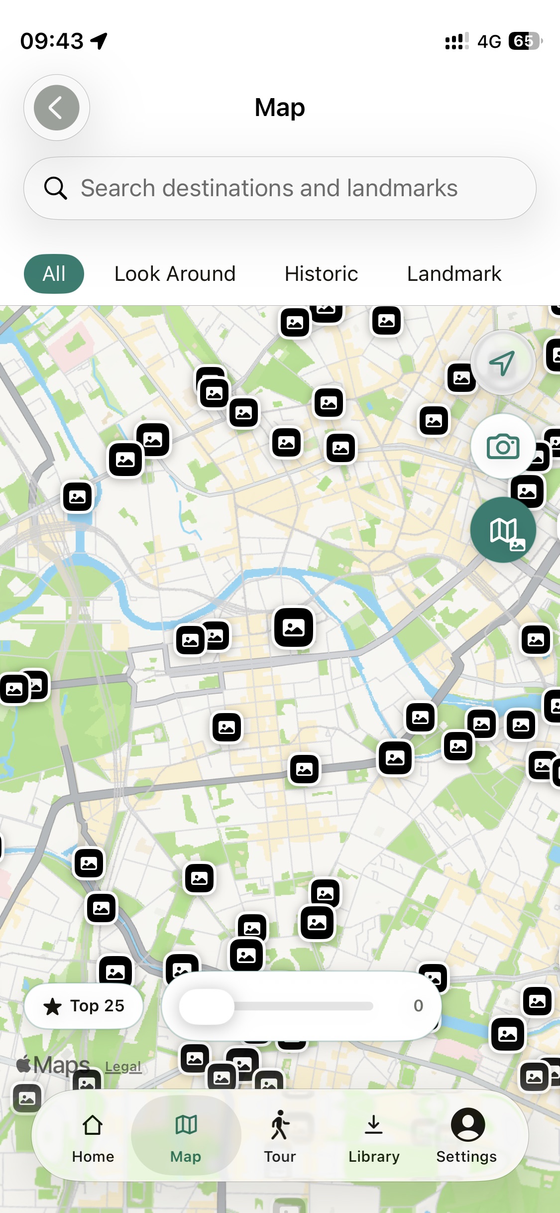 Hidden gem pins across Berlin with the Top 25 filter and the quality slider